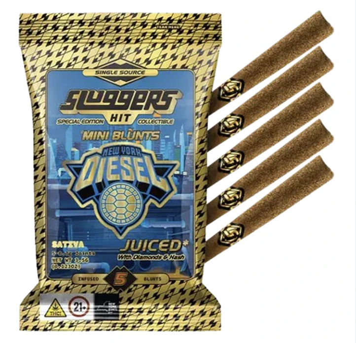 SLUGGERS HIT - Sluggers | NYC Diesel |  Infused mini blunts  5 Pack | 3.5g Main Image