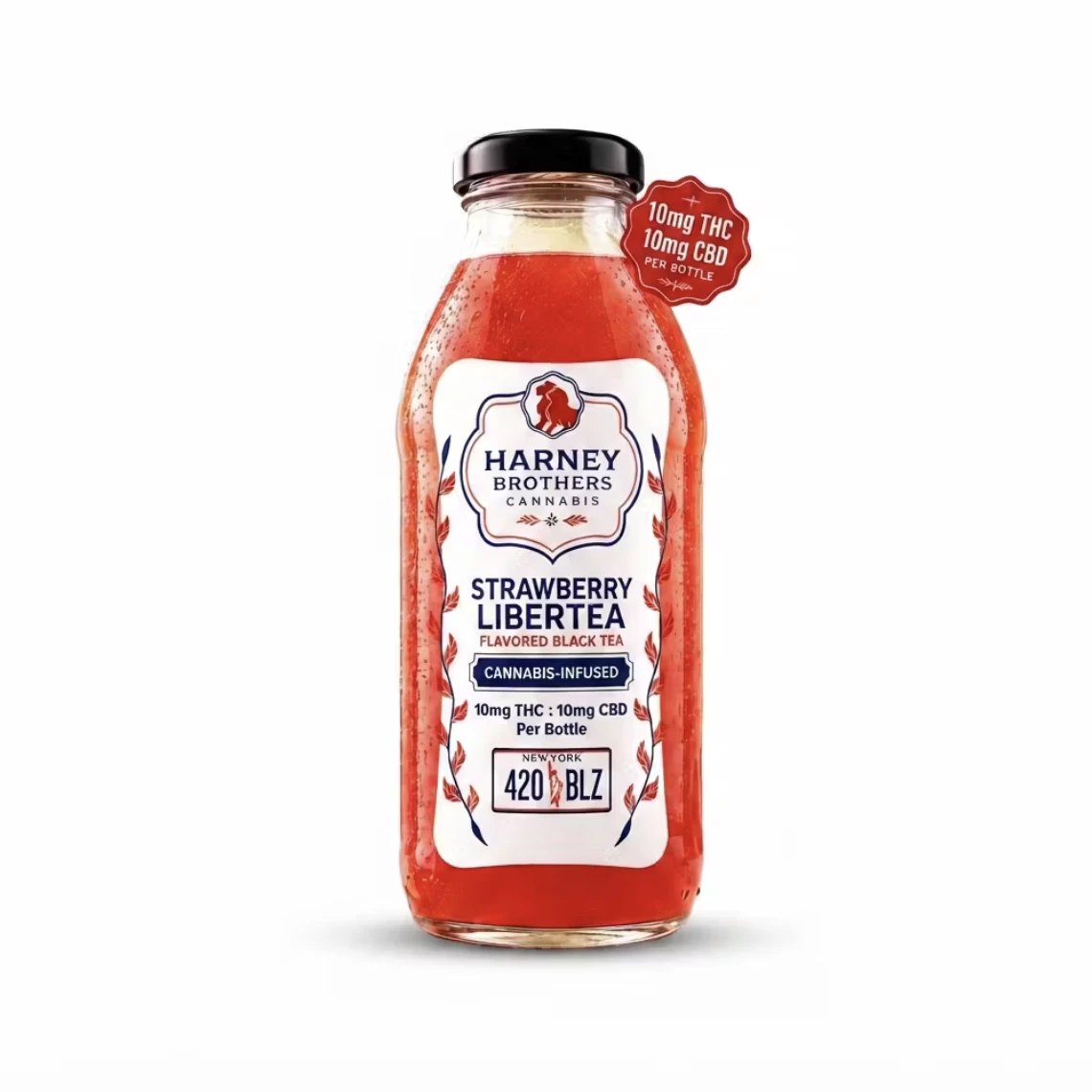Harney Brothers Cannabis - Harney Brothers | Libertea (Strawberry) Tea | Beverage | 10mg Main Image