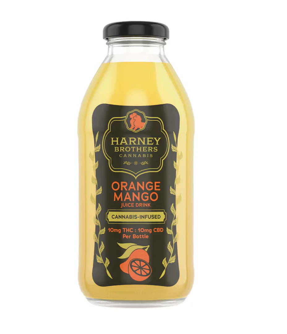 Harney Brothers Cannabis - Harney Brothers | Orange Mango Juice Bottle | 10mg Main Image
