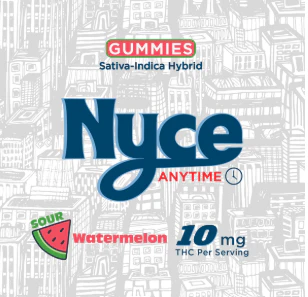 NYCE - NYCE | Sour Watermelon | Edibles | Live Rosin | 100mg | 10ct Main Image