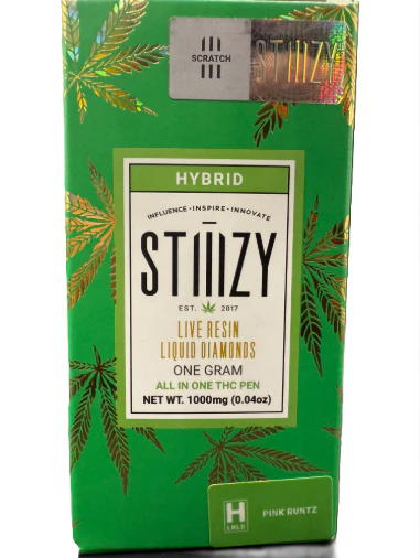 STIIIZY - PINK RUNTZ LIVE RESIN LIQUID DIAMONDS VAPE PEN - STIIIZY - 1g Main Image