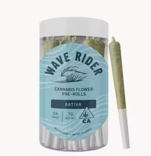 Wave Rider - Sour Apple Fritter - 14pk Pre-rolls (Wave RIder) Main Image