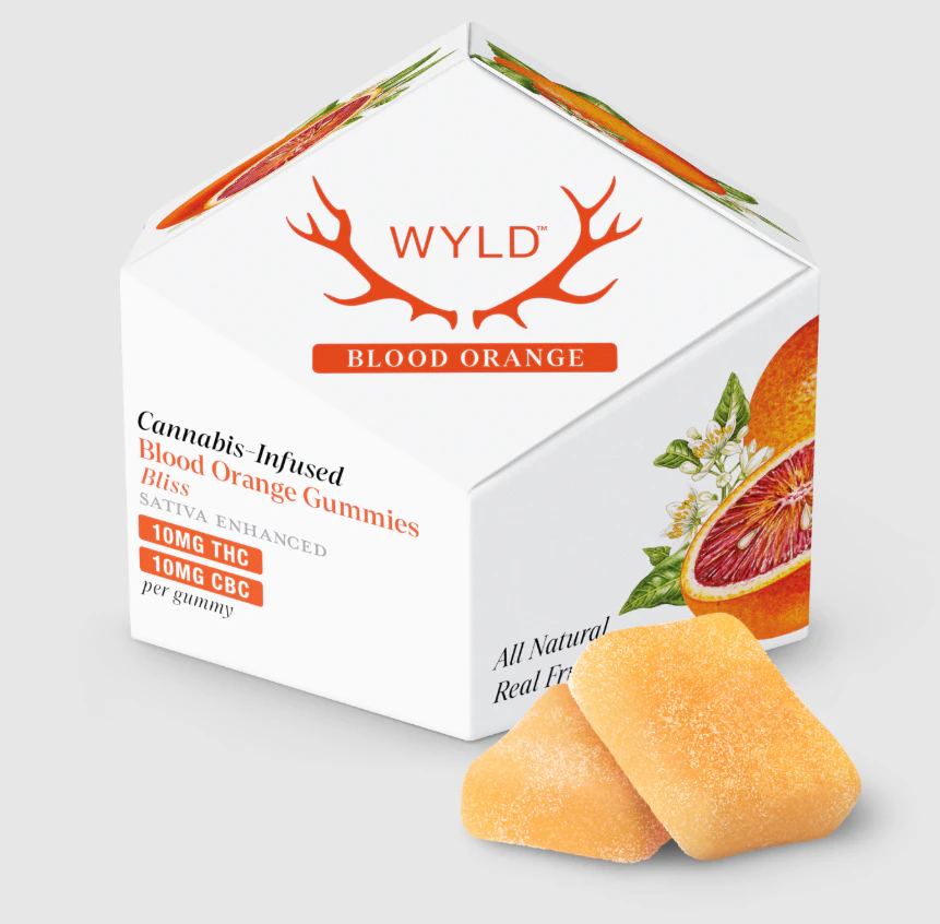 WYLD - Wyld | Edibles | Gummies | Blood Orange | THC:CBC 1:1 | THC 100mg : CBC 100mg | Main Image