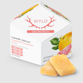 Wyld | Edibles | Gummies | Grapefruit | THC:CBG:CBC 1:1 | THC 100mg : CBG 100mg : CBC 100mg |