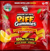 Sour Cherry + Lemonade - 100MG Live Rosin Gummies
