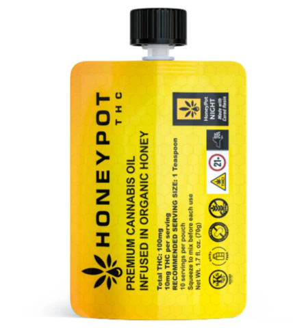 HoneyPot THC - HoneyPot Night - 2:1 100MG Organic Honey Main Image