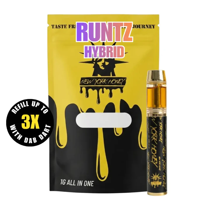 NY Honey - NY Honey | Vape Pens | AIO | Distillate - Runtz | 1g Main Image