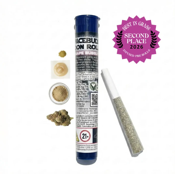 SPACEBUDS - Space Buds | Pre-roll | Moon Rolls - Grape Bubbly | 1.5g Main Image