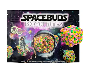 Space Buds | Edibles | Live Rosin Edibles - Moon Bites - Blueberry Muffin | 100mg