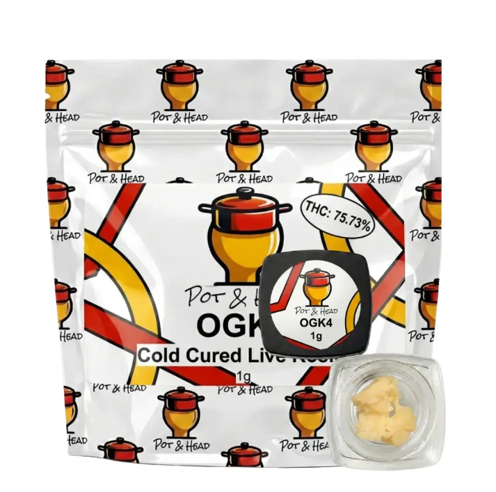 Pot & Head - Pot & Head | Concentrates | Live Rosin | OGK4 - Cold Cure Rosin | 1g Main Image