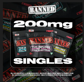 BANNED - Banned | Strawberry - Nerdless | 200mg Gummy Main Image