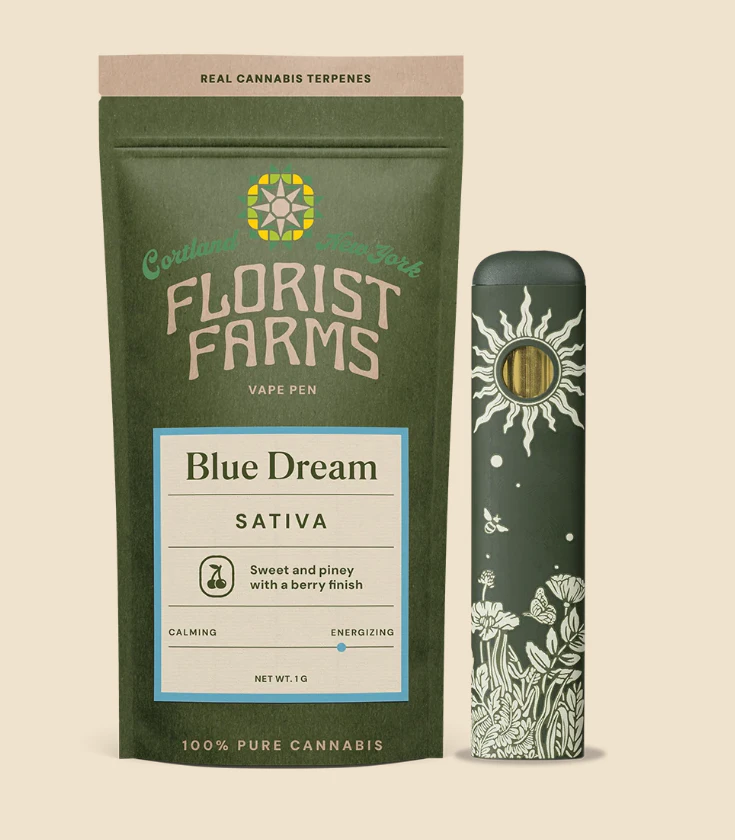 Florist Farms - Florist Farms | Vape Pens | AIO | Blue Dream | 1g Main Image
