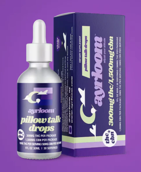 ayrloom - Ayrloom - Pillow Talk - 1:5 THC:CBN Sleep Tincture (300THC:1500CBN) Main Image