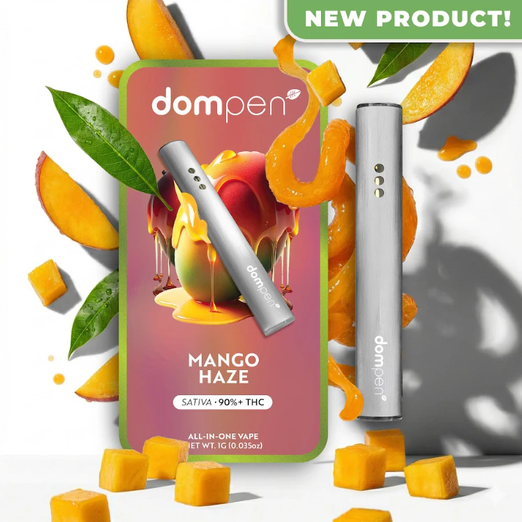 Dom Pen - Dompen | Vape | Classic | Mango Haze | 1G | AIO | Main Image