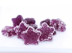 Galactic Grape 10pk Stellar Stars Gummies - 100mg