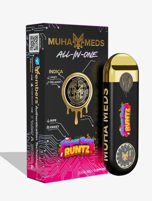 Muha Meds - LJA/ MuhaMeds - Disposable - 2g - Dragon Berry Runtz Main Image