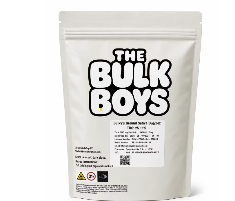 Bulk Boys - Bulk Boys | Bulky's Ground Sativa | 2oz(56G) Sativa Shake Main Image