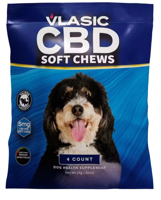 Vlasic - Vlasic Labs | CBD Dog Chews 4pk | Salmon Main Image