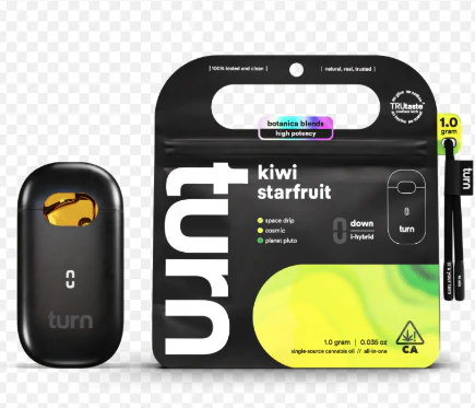 turn - TURN | KIWI STARFRUIT - AIO | CARTRIDGE | 1G Main Image