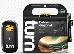 TURN | BUBBA DIAGONAL LIVE RESIN - AIO | CARTRIDGE | 1G
