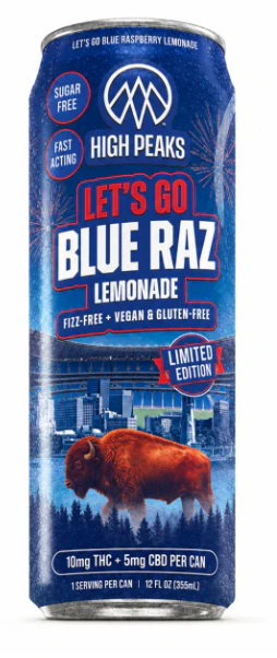 High Peak - Blue Raspberry Lemonade 10mg Beverage | High Peaks Main Image