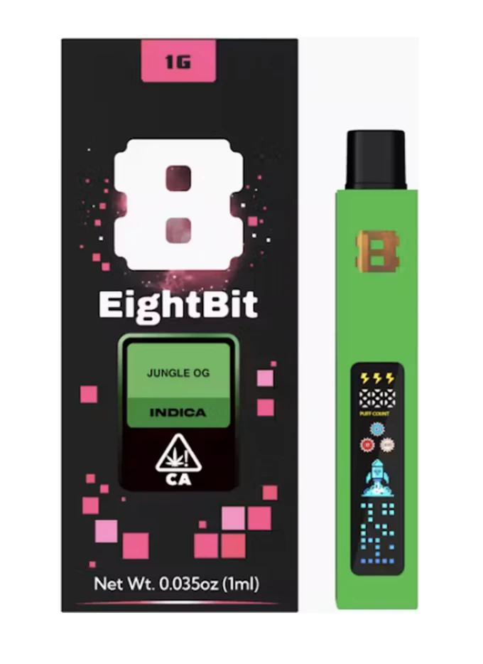EIGHTBIT - 1g EightBit AIO Live Rosin Infused - Jungle OG 80% Main Image