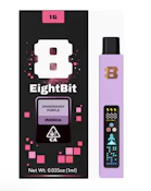1g EightBit AIO Live Rosin Infused - Granddaddy Purple 80%