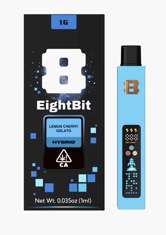 EIGHTBIT - 1g EightBit AIO Live Rosin Infused - Lemon Cherry Gelato 80% Main Image