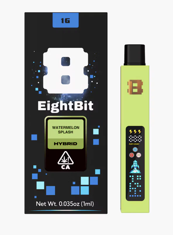 EIGHTBIT - 1g EightBit AIO Live Rosin Infused - Watermelon Splash 80% Main Image