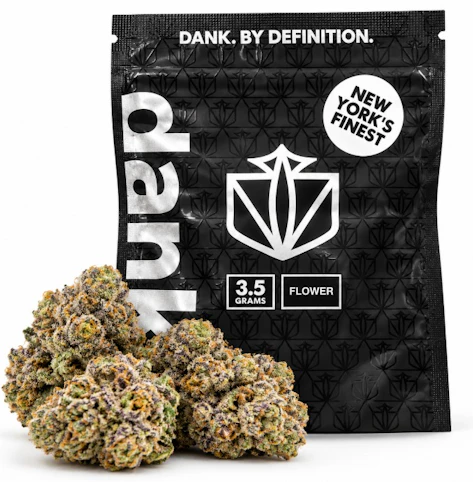 DANK - Gelato - Hybrid - 31.22% THC | 3.5g Premium Cannabis Flower | Dank -U8 FRONT