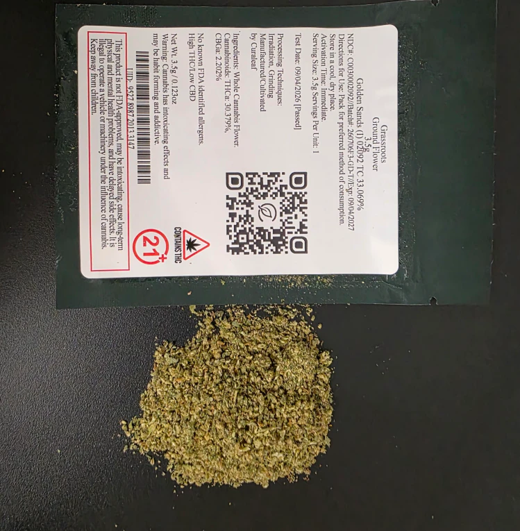 Grassroots - Grassroots Ground Flower 3.5g Golden Sands (I) 02092 Main Image
