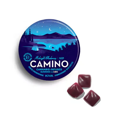 Camino - Camino - Midnight Blueberry - 5:1 THC:CBN Gummies (20ct) Main Image