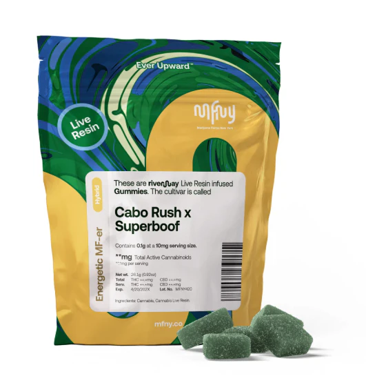MFNY - MFNY | Edibles | Live Resin gummies | Cabo Rush x Superboof | 10.15mg x 10pk | 101.47mg |  Main Image