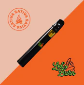 Let's Burn Blue Dream 1g Disposable Vape 0165