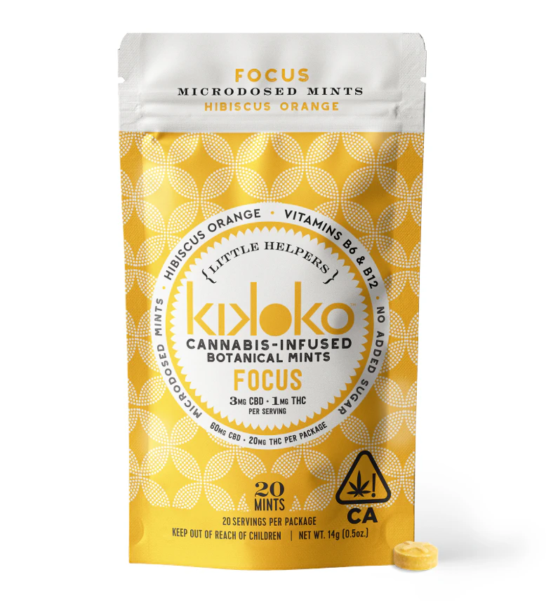Kikoko - 20pk - Little Helpers Mints 3:1 (Focus) - 20mg - Kikoko Main Image