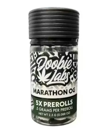 Doobie Labs - MARATHON OG 5PK PREROLLS - DOOBIE LABS - 2.5g Main Image