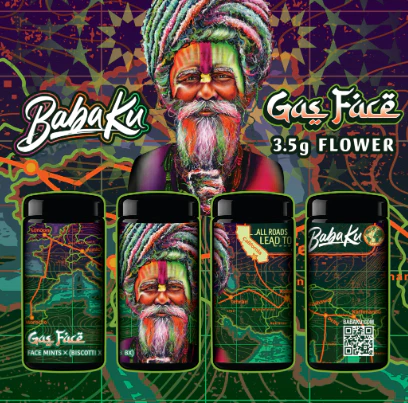 Baba Ku - Baba Ku - Flower - Gas Face #6 - 3.5g Main Image
