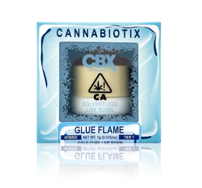 CBX: Cannabiotix - CBX - Concentrate - Glue Flame - T1 Rosin - 1g Main Image