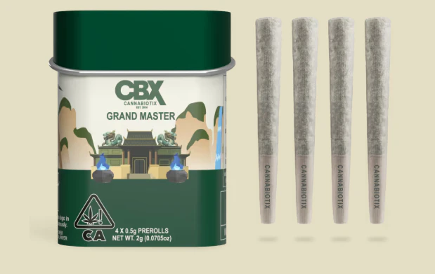 CBX: Cannabiotix - CBX - Preroll - Grand Master - 2g - 4 Pack Main Image