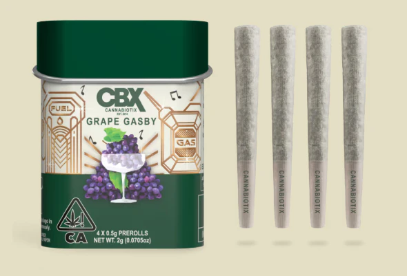 CBX: Cannabiotix - CBX - Preroll - Grape Gasby - 2g - 4 Pack Main Image