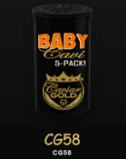 Caviar Gold - Infused Preroll - CG58 - 2.5g - 5 Pack