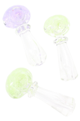 3.5" Neon Frit Bowl Glass Spoon Pipe