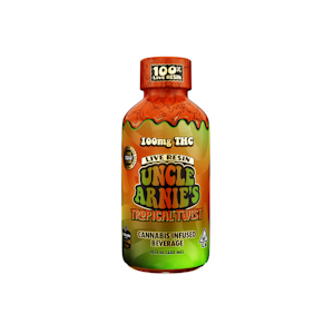 UNCLE ARNIE'S - [Uncle Arnie's] Live Resin THC Beverage - 100mg - Tropical Twist (H)