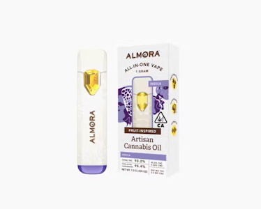 Almora - [Almora] Fruit AIO - 1g - Pomegranate Kush (I)