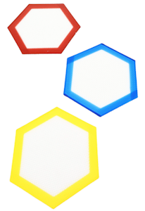 OHANA CANNABIS CO. - 5" Silicone Hexagon Dab Mat