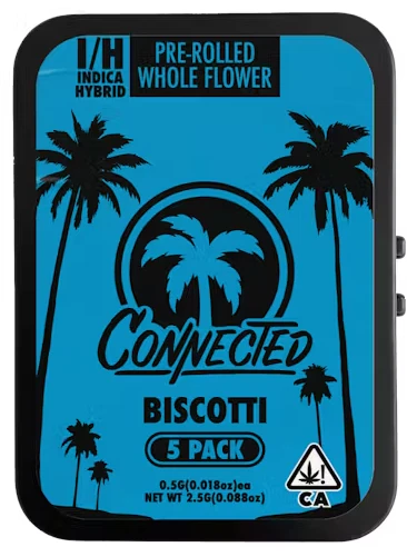 Connected - [Connected] Preroll 5 Pack - 2.5g - Biscotti (I/H) Main Image