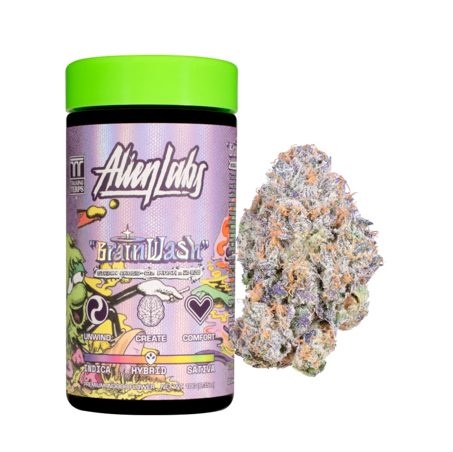 Alien Labs - [Alien Labs] Indoor Flower - 10g - Brain Wash (H) Main Image