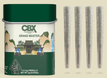 CANNABIOTIX - [Cannabiotix] Preroll 4-Pack - 2g - Grand Master (I)