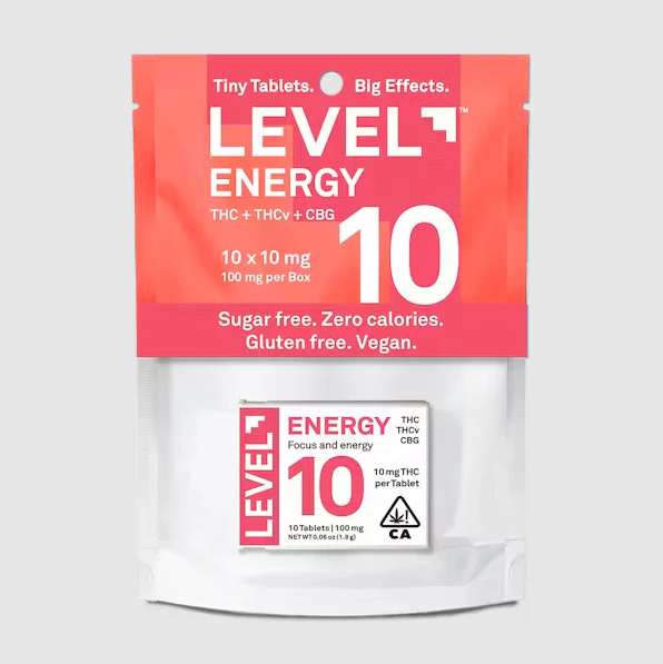 LEVEL - [Level] Tablet 10-Pack - 100mg - Energy (S) Main Image