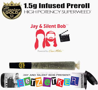 Caviar Gold - Jay & Silent Bob Berzerker - 1.5g Infused Preroll